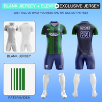 Maillot de football personnalisé sur mesure, impression de qualité thaïlandaise, broderie de logo, équipe de club, entraînement, ensemble de maillot de football vierge, Z25820