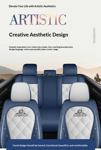 Fundas de Asiento de Cuero Universales Antideslizantes para 5 Plazas, Compatibles con <span class=keywords><strong>Hyundai</strong></span> Elantra, Tucson, <span class=keywords><strong>Kona</strong></span>, Venue, Resistentes a Arañazos, para Mejorar el Interior - Product Image 6