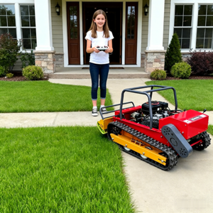 Cortadora de Césped Eléctrica con Control Remoto, Máquina Agrícola Equipada con Motor de Gasolina, Gran Oferta - Product Image 4