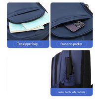 Mochila para Portátil Personalizada con Logotipo para Hombre, al por Mayor, Gran Capacidad, Unisex, Moderna, Resistente, Mochila de Hombro para Computadora