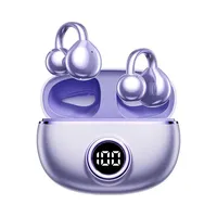 Écouteurs sans fil à clipser pour 60 écouteurs open-ear, autonomie de 50H, ultra-légers, crochet en C, ajustement sécurisé, étanchéité IPX5, actifs