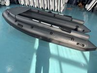 Bateau pneumatique à moteur de 12,5 pieds, capacité 6 personnes, homologué ISO pour les loisirs en plein air, fournisseur chinois pour commandes en gros