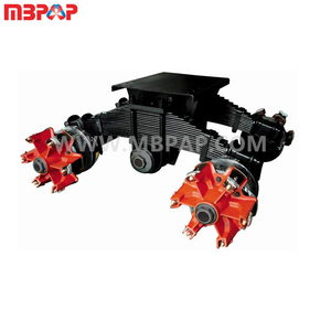 2*16 t L1 marca habló rueda tándem araña del <span class=keywords><strong>eje</strong></span> de BOGIE AOTONG HJ BPW tipo SUPER 35 t remolque BOGIEE BOOGIE - Product Image 2