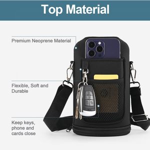 Housse de bouteille d'eau en néoprène de haute qualité, porte-bouteille de 64 oz avec bandoulière réglable - Product Image 2
