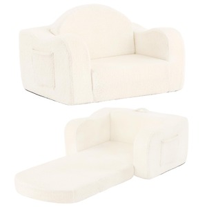 Chaise pour tout-petit <span class=keywords><strong>convertible</strong></span> en bonhomme de neige lumineux – Canapé <span class=keywords><strong>enfant</strong></span> à bascule - Product Image 2