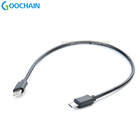 Kabel Data dan Pengisian Daya USB 5 Pin Tipe C ke Micro B PVC untuk Perangkat Port Micro, Ponsel Android, Laptop