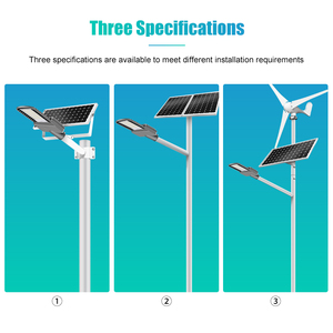 Bosunアルミニウムプロファイル屋外都市照明ソーラーパネルツリーライトロードライトスプリットソーラーストリートライト - Product Image 3