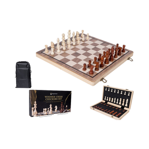 Chất Lượng Cao Trẻ Em Cả Cạnh Tranh Giáo Dục Máy Tính Để Bàn Trò Chơi Đa Chức Năng 2 Trong 1 Cờ Bằng Gỗ Board Set - Product Image 6