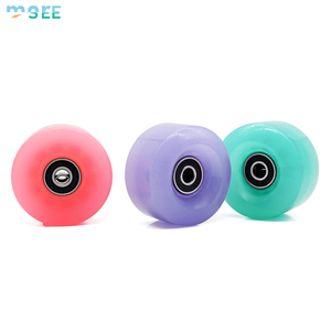 Patins à roulettes à double rangée SeeMore en stock, roues en PU de 58 mm, patins à roulettes quad avec roulements ABEC-9 - Product Image 3