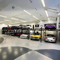 Gerbeur à 4 poteaux de 3700kg Gestion efficace de l'espace Équipement de stationnement qui convertit un garage simple en double rangement de voiture