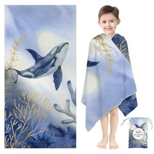 Toallas de <span class=keywords><strong>playa</strong></span> ligeras de microfibra para niños y bolsa Toallas de viaje de secado rápido <span class=keywords><strong>sin</strong></span> <span class=keywords><strong>arena</strong></span> para niños y niñas con patrones lindos - Product Image 6