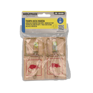 <b>Wooden</b> <b>Mouse</b> Traps 9.8 x 4.8 cm. (2 Units) - Product Image 4