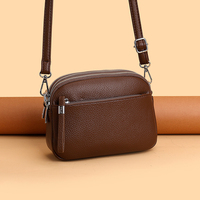 Sac à main pour femme de haute qualité, couleur unie, fermeture éclair, sac à main de luxe, bandoulière en cuir PU, sac à main élégant pour femmes
