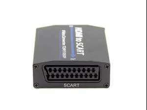 ตัวแปลงวิดีโอเสียงเป็น HDM1 1080P เป็น SCART อะแดปเตอร์สำคัญสำหรับ HDTV, <span class=keywords><strong>Sky</strong></span> <span class=keywords><strong>Box</strong></span>, เครื่องเล่นดีวีดี - Product Image 3