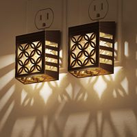 ZHILAI Mini Lampe LED Moderne avec Capteur de Luminosité, Intensité Réglable, à Brancher, Économe en Énergie pour Chambre d'Enfant et Escaliers