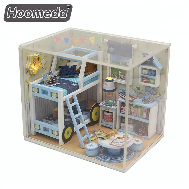 Hongda Goedkope Fabriek Prijs Kerstdorp Set Pop Keuken Vrouw Klein Huis Miniatuur