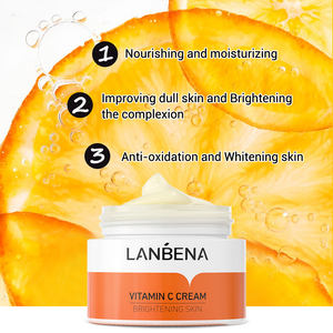Crème hydratante éclaircissante pour le visage à la vitamine C LANBENA en gros - Product Image 4