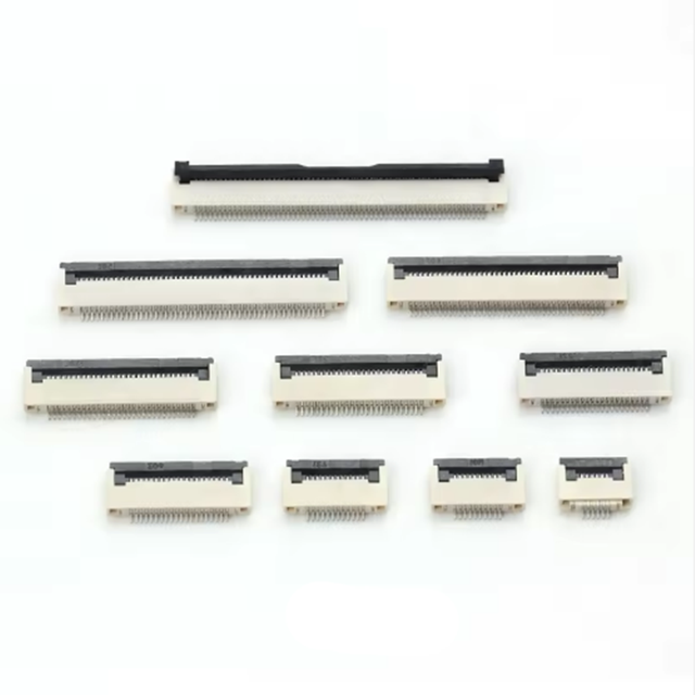 FPC Connector Horizontal Back Flip-lock ZIF Type H2.0mm 4-60pin 0.5mm Pitch FPC/ FFC Connectors
