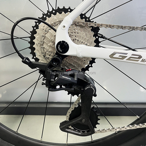 Bicicleta de Gravel G2max de 12 Velocidades, Horquilla de Fibra de Carbono de Alto Módulo, 700c, Todoterreno para Desplazamientos, Neumáticos 50c, Carretera, G2max (rs-12s, Hydr) - Product Image 4