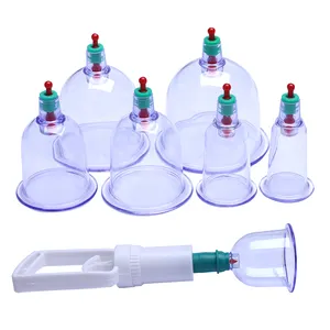 Hijama ly bán buôn 6 ly massage cơ thể giác ly trung quốc trị liệu chân không giác bộ