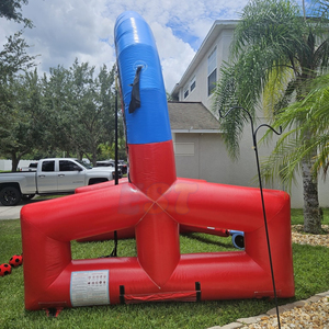 Cible de tir de football gonflable en PVC, jeu de fléchettes de football mobile <span class=keywords><strong>pour</strong></span> l'entraînement en extérieur - Product Image 4