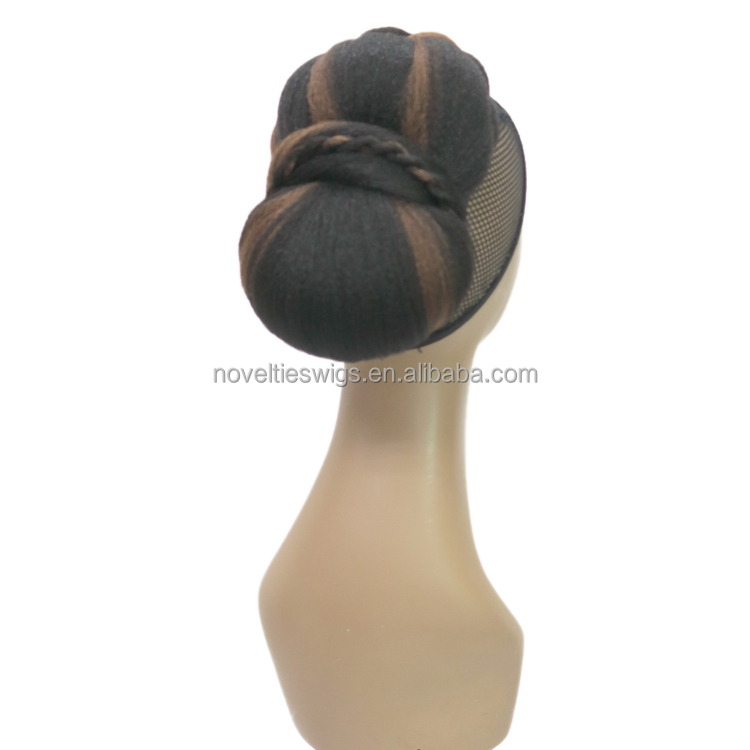 Novelties Braided Chignon Ponytails Extensions Synthetic