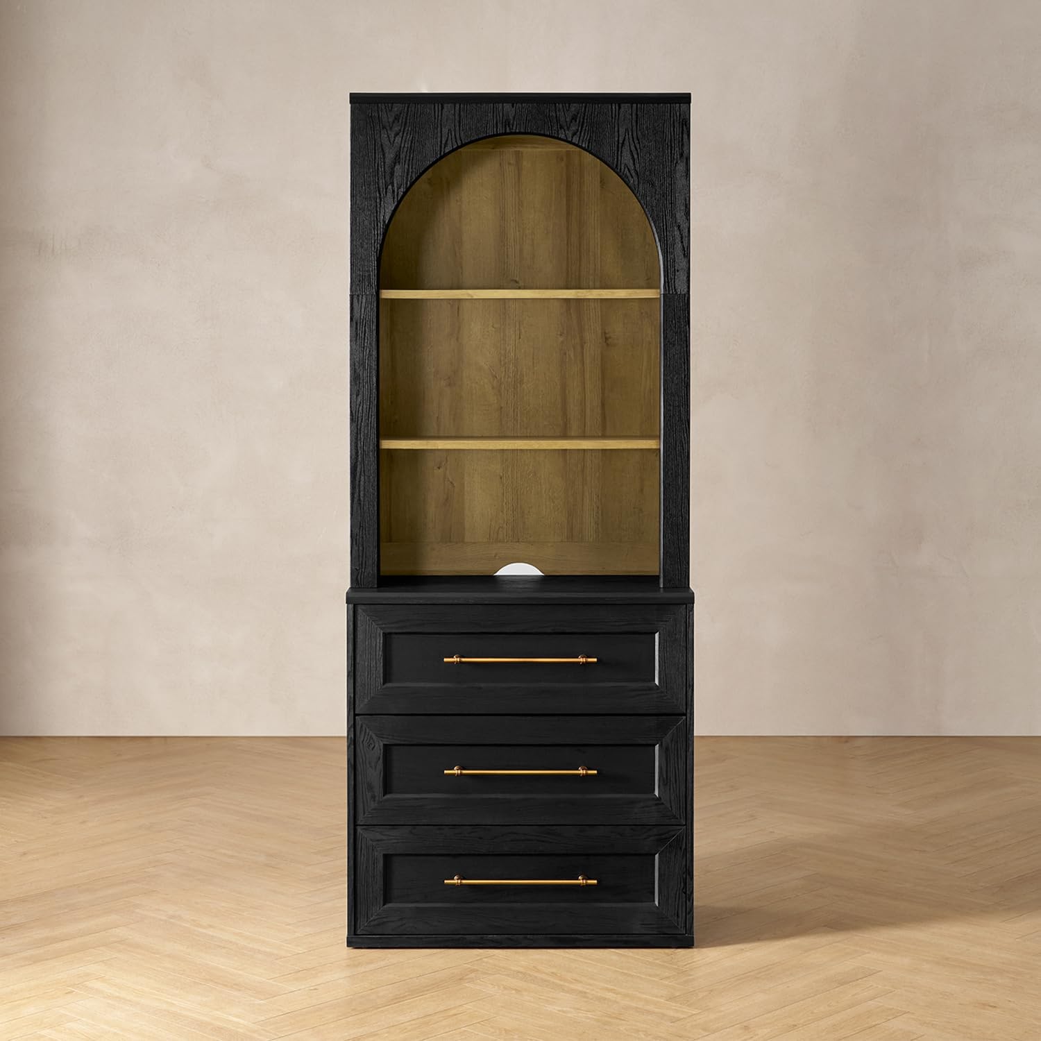 Commode en chêne noir
