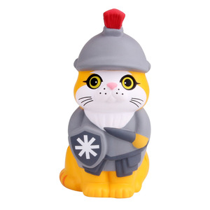 Pu Knight Cat Slow <b>Rebound</b> Toy Fidget Stress Relief Gift For Kids Age 5 7 Years Unisex - Product Image 1