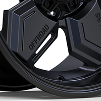 Rines Todoterreno Personalizados de Aleación de Aluminio Negro de 17 y 18 Pulgadas 6x139.7 para Hilux, D-Max, Triton, Colorado 4x4, Pickup y SUV