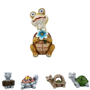 Escultura de tortuga hecha a mano, nuevo diseño, alta calidad, artesanía de resina, a la venta