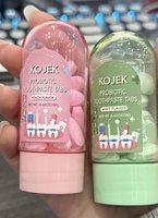 Kojek Probiotique Comprimés de dentifrice solides blanchissants pour les dents, parfum frais, protection