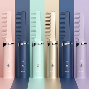 the hottest sales Portable Ultrasonic Hair Care Device Rechargeable Sonic Atomizing <b>Comb</b> Beauty Gift offer OEM AND ODM - Product Image 2