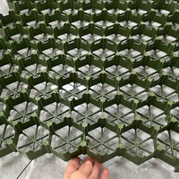 Grille de plantation de gazon en plastique super fine en HDPE, nid d'abeilles, pour le renforcement des pelouses et des terrains de gazon dans les parkings - shengfeng