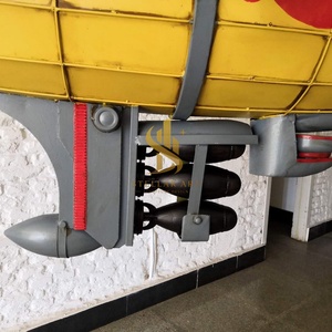 Modelo de Dirigible <span class=keywords><strong>Kirov</strong></span> de Metal Vintage, Réplica a Gran Escala para Decoración de Bares Temáticos de Juegos y Salas de Exposiciones - Product Image 6