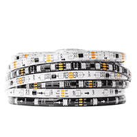 5V 12V 24V Programmable RGB RGBW Led Bande WS2811 WS2812 SK6812 TM1934 DMX512 Étanche RVB Numérique Led Bande Lumineuse
