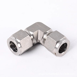 Acier inoxydable de haute qualité 316 Swagelok Tube raccord Instrument Double virole connecteurs de Compression 1/8 \ "~ 1 \" raccords de tuyauterie - Product Image 4