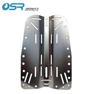 Pelat Belakang Aluminium untuk Scuba Diving, Tebal 3mm, 11 inci (28cm) Jarak Tengah ke Tengah, untuk Olahraga Air dan <span class=keywords><strong>Harness</strong></span> Diving - Product Image 4