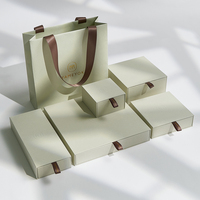 Boyang Personnalisé Vente en Gros Luxe Papier Tiroir Ensemble de Boîtes d'Emballage Bijoux pour Bracelets Boucles d'Oreilles Colliers Bagues avec Logo