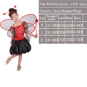 Vendita calda abiti da festa per ragazze costumi per Performance <span class=keywords><strong>di</strong></span> Halloween maliziosa coccinella fata - Product Image 2