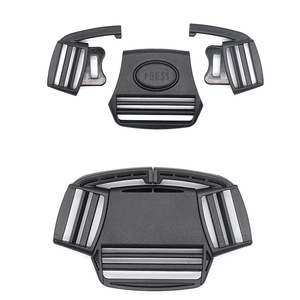 Hebilla de seguridad de plástico de cinco puntos A133 para cochecitos y tronas, sujetador ligero para asientos infantiles - Product Image 2