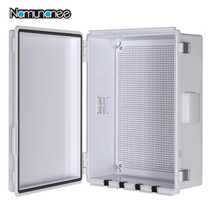 ナムナニー 3813-H IP65 防水エンクロージャー 電気ボックス付き ABS 電気接続ボックス 屋外耐候性電気パネルボックス - Product Image 1
