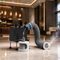 Diffuseur d'arômes LUXAROMES F03 avec ventilateur, 1,5 L, sortie d'air dissimulée au plafond, contrôle par application, pour restaurant, salle à manger, zone commerciale