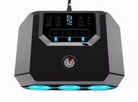 Chargeur de voiture 120W à 3 prises, hub de charge USB Type-C à 3 ports, indicateur LED, interrupteur tactile, charge rapide QC3.0 PD, 12-24V, allume-cigare