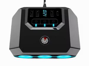 120W 3 Socket Car Charger 4 Port <b>USB</b> Charging <b>Hub</b> QC3.0 PD Fast Charge Cigarette Lighter Adapter for Travel - Product Image 3