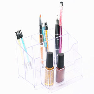 Caja de Almacenamiento de Uso Diario Multicolor, Organizador de Herramientas de Manicura, Soporte de Escritorio, Organizador de Esmalte de Uñas de Acrílico Transparente - Product Image 2