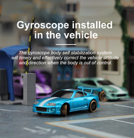 Racing 1/76 C64 C63 C62 C61 Drift RC Car Avec Gyro Radio Full Proportional Remote Control Toys RTR Kit Pour Enfants Et Adultes
