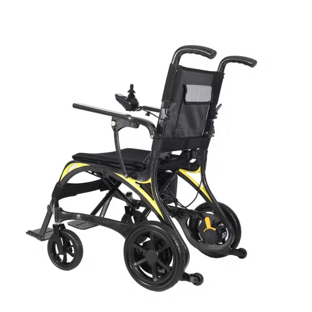 Portable Carbon Fiber 4-Wheel Travel Smart Controller Lightweight Electric Wheelchair Foldable
