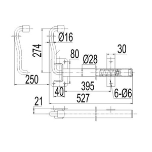 Zinc Plated Truck <b>Door</b> Retainer Truck <b>Heavy</b> Duty Container <b>Door</b> Holdback - Product Image 2