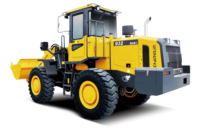Penggerak Empat Roda 4x4 Crab Mobile Mini Backhoe Loader Mesin Cummins Daya Tinggi 0.6T-3Ton Loader Kecil