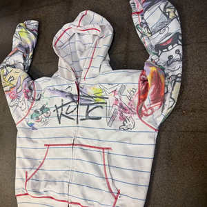 Best Quality Full Zip up <b>Men</b> Heavyweight Streetwear Dtg Print Drop Shoulder Zip up Soft 100% Cotton Hip Hop <b>Hoodie</b> - Product Image 4